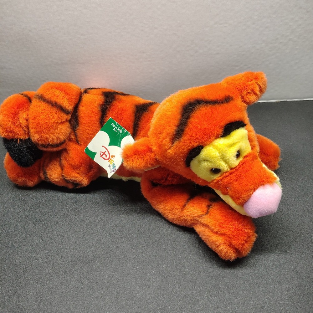 Disney Tigger Plush Toy Kids 14" Orange Winnie the Pooh Stuffed Animal NWT